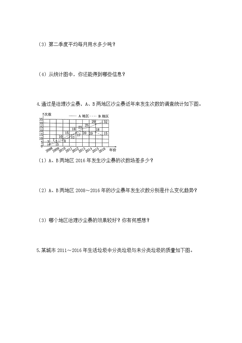 人教版数学五年级下册-11总复习-随堂测试习题0202