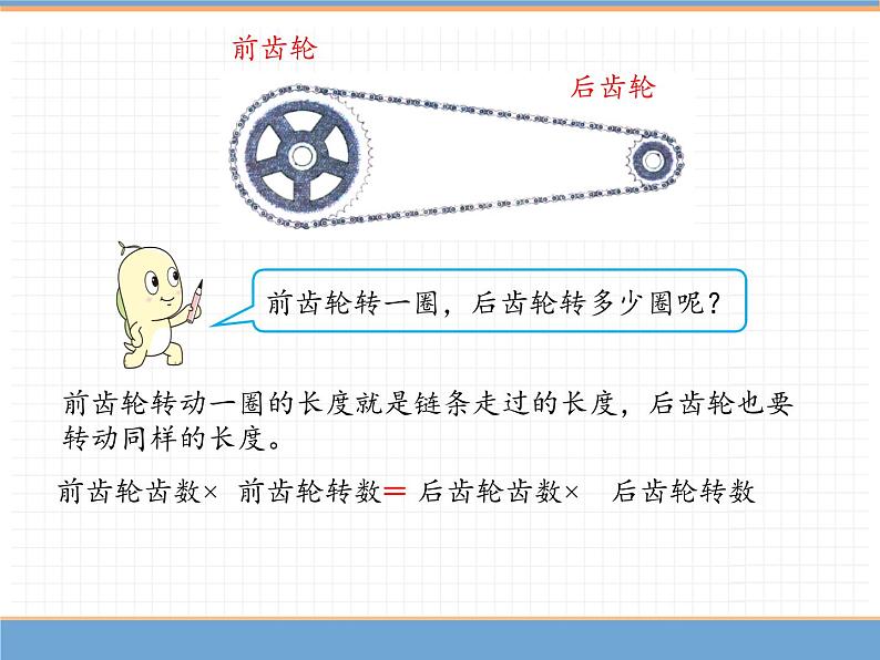 人教版数学六年级下 自行车里的数学课件PPT06