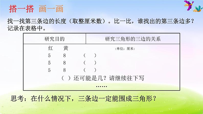 苏教版数学四下总第38课时三角形三边的关系A课件PPT第7页