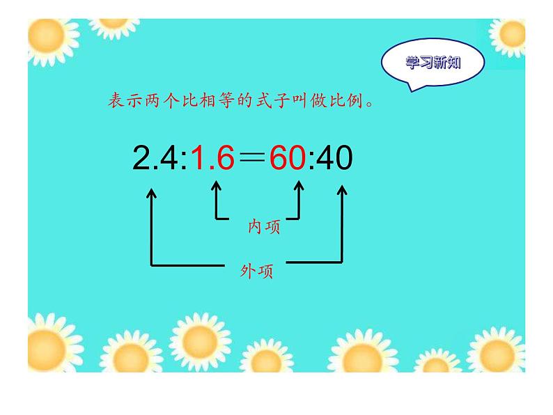 人教版数学六年级下册-05比例-01比例的意义和基本性质-课件06第4页