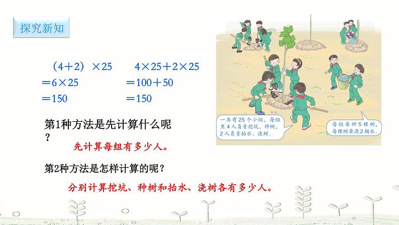 人教版数学四年级下册-03运算定律-02乘法运算定律-课件0604