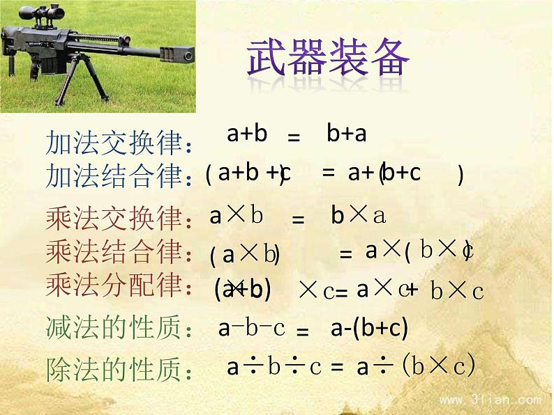 人教版数学四年级下册-03运算定律-02乘法运算定律-课件07第3页