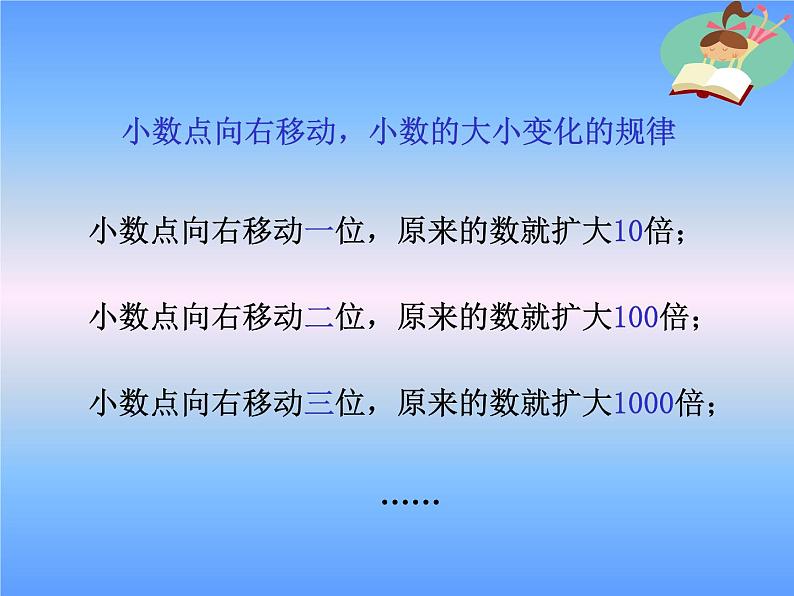 人教版数学四年级下册-04小数的意义和性质-03小数点移动引起小数大小的变化-课件0607