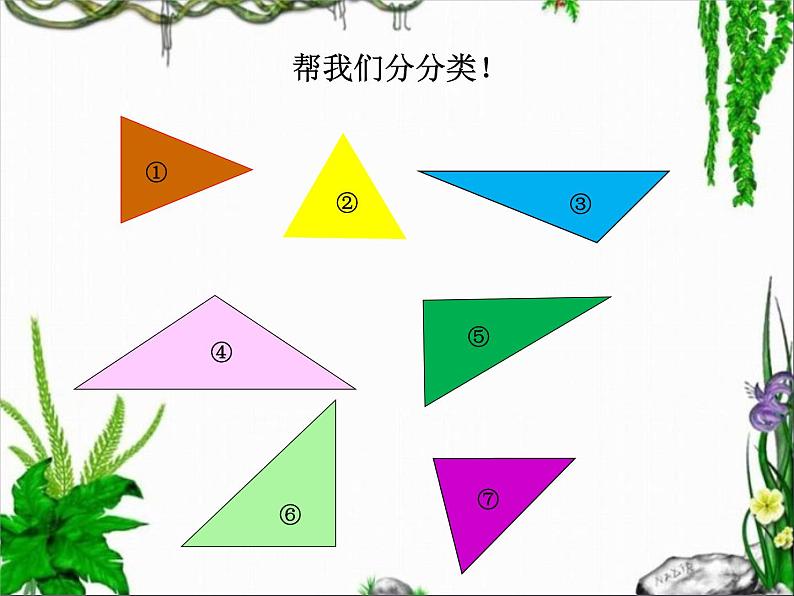 人教版数学四年级下册-05三角形-02三角形的分类-课件07第3页