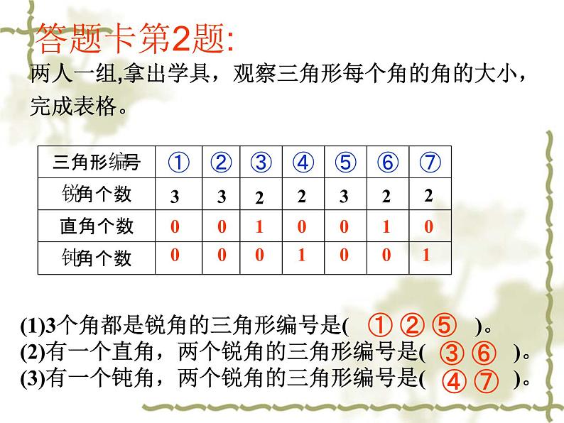 人教版数学四年级下册-05三角形-02三角形的分类-课件05第8页