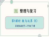 小学数学苏教版二年级下九 期末复习 数与运算（1）课件（16张PPT)