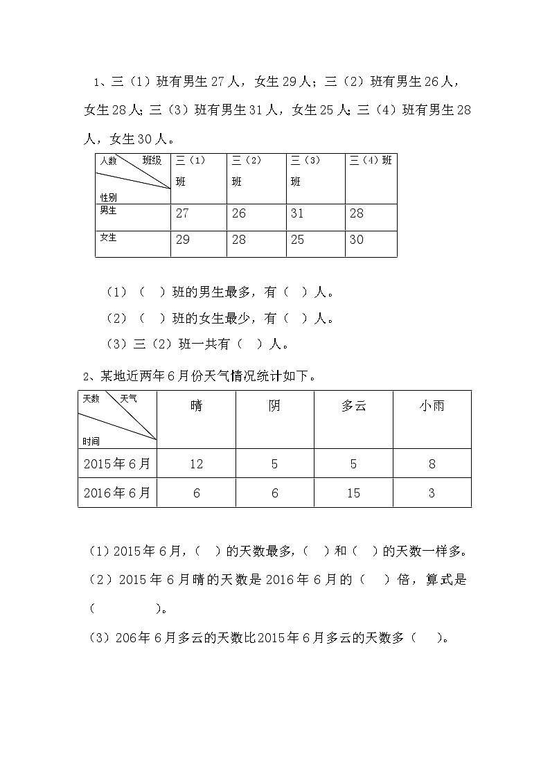 8.4 条形统计图（1）第1页