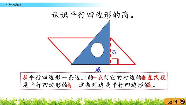 西师大版四年级下册数学 第六单元 《平行四边形》 PPT课件+同步练习（含答案）07