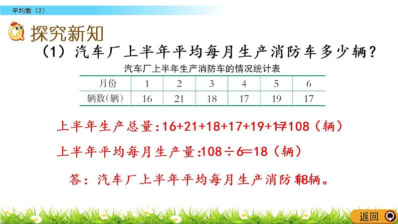 西师大版四年级下册数学 第八单元 《平均数》第2课时  PPT课件+同步练习（含答案）03