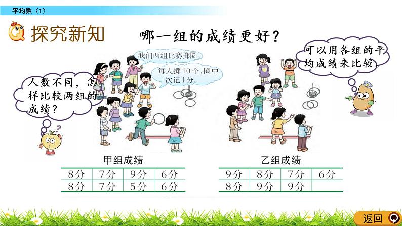 西师大版四年级下册数学 第八单元 《平均数》第1课时  PPT课件+同步练习（含答案）04