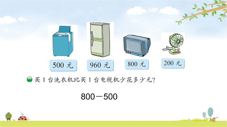 北师大版数学二年级下册-06五 加与减-01买电器-课件0206