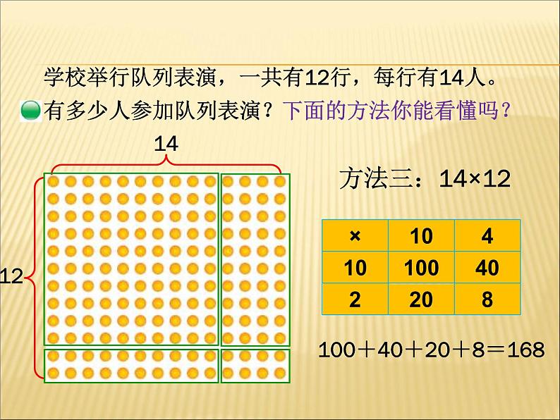 北师大版数学三年级下册-03一 乘法-02队列表演（一）-课件03第4页