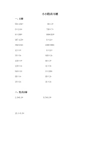 小学数学北师大版三年级下册小小鞋店精品课时训练