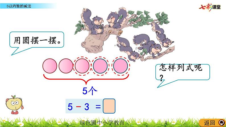 3.11 5以内数的减法课件PPT第4页