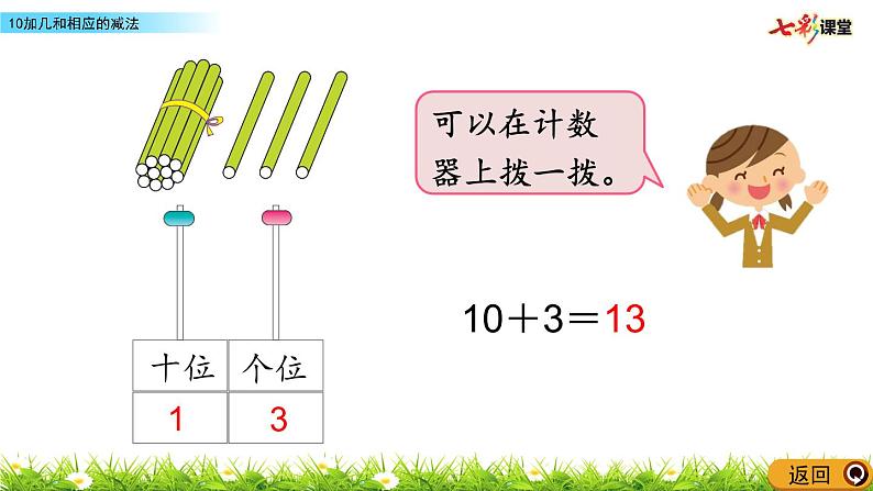 6.4 10加几和相应的减法课件PPT06