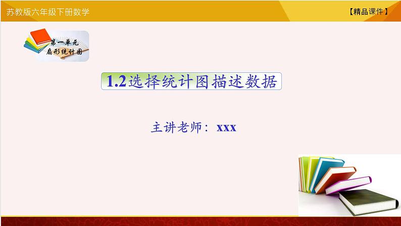 【精品课件】苏教版六年级下册数学 1.2选择统计图描述数据01