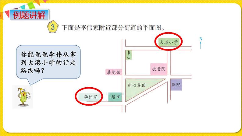 苏教版六年级下册第五单元——第3课时  描述简单的行走路线课件PPT04