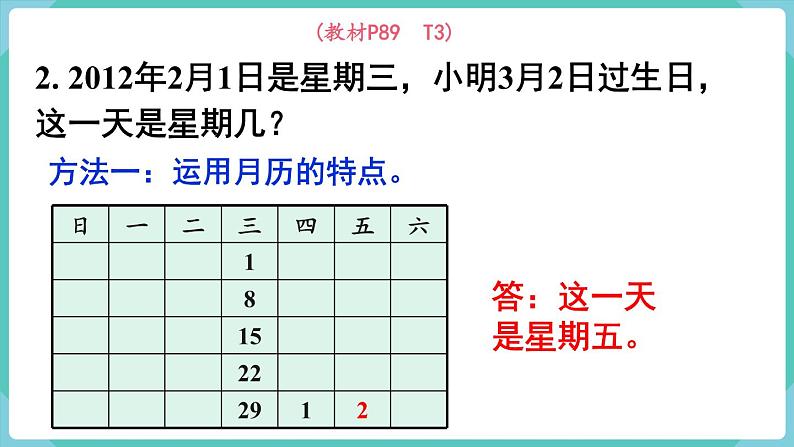 人教版数学三年级下册第六单元：第5课时  整理和复习课件PPT第6页