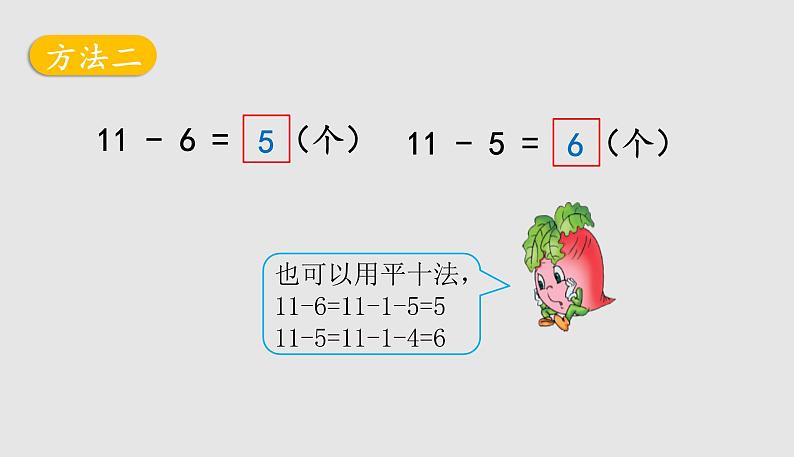 小学数学苏教版一年级下1.3十几减6、5、4、3、2课件（33张PPT)第8页