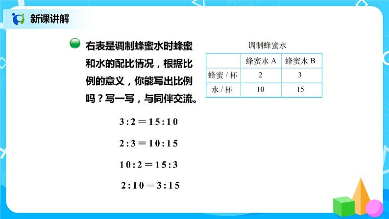 北师版小学数学六年级下册2.1《比例的认识》课件（送教案）04