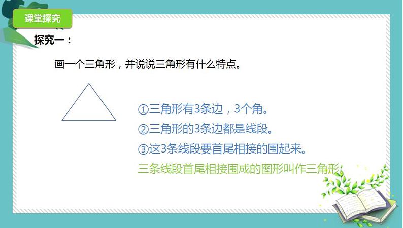 苏教版数学四年级下册第七单元《三角形、平行四边形和梯形》 第1课时 三角形的认识 ppt课件第6页