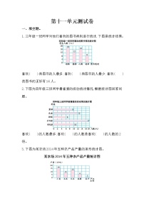 青岛版 (五四制)三年级下册十一 新校服——条形统计图单元测试课后复习题