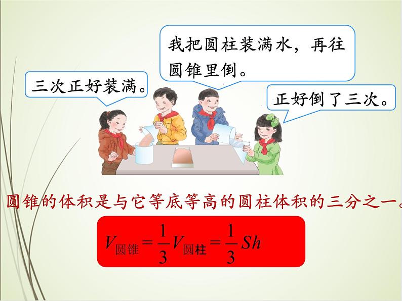 人教版数学六下3.2.2 圆锥的体积ppt课件+教案+同步练习05