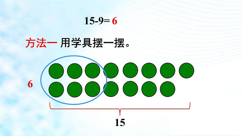 人教版一年级数学下册 2.1 十几减9（9）课件PPT第4页