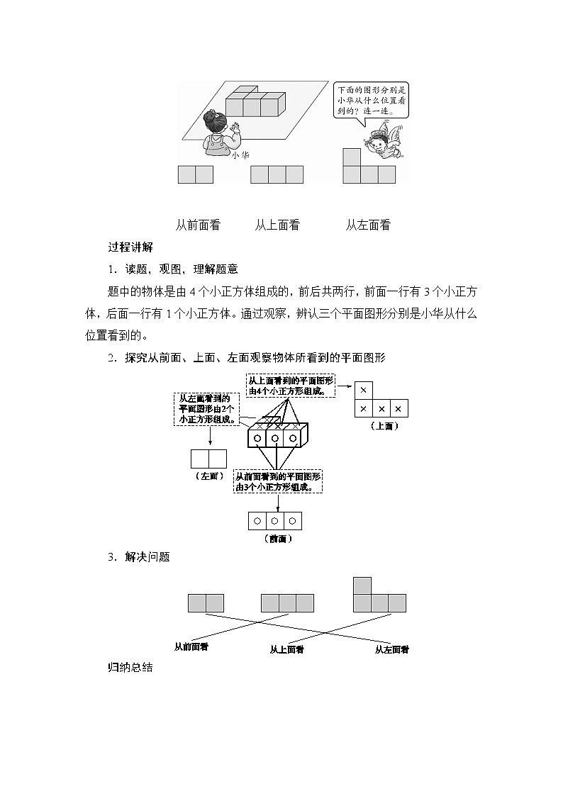 2.1《从不同位置观察同一物体》课件+教案+练习+导学案+备课方案02