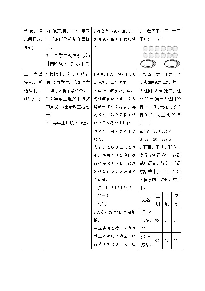 8.1.1《平均数的意义及求平均数的方法》课件+教案+练习+导学案+备课方案02
