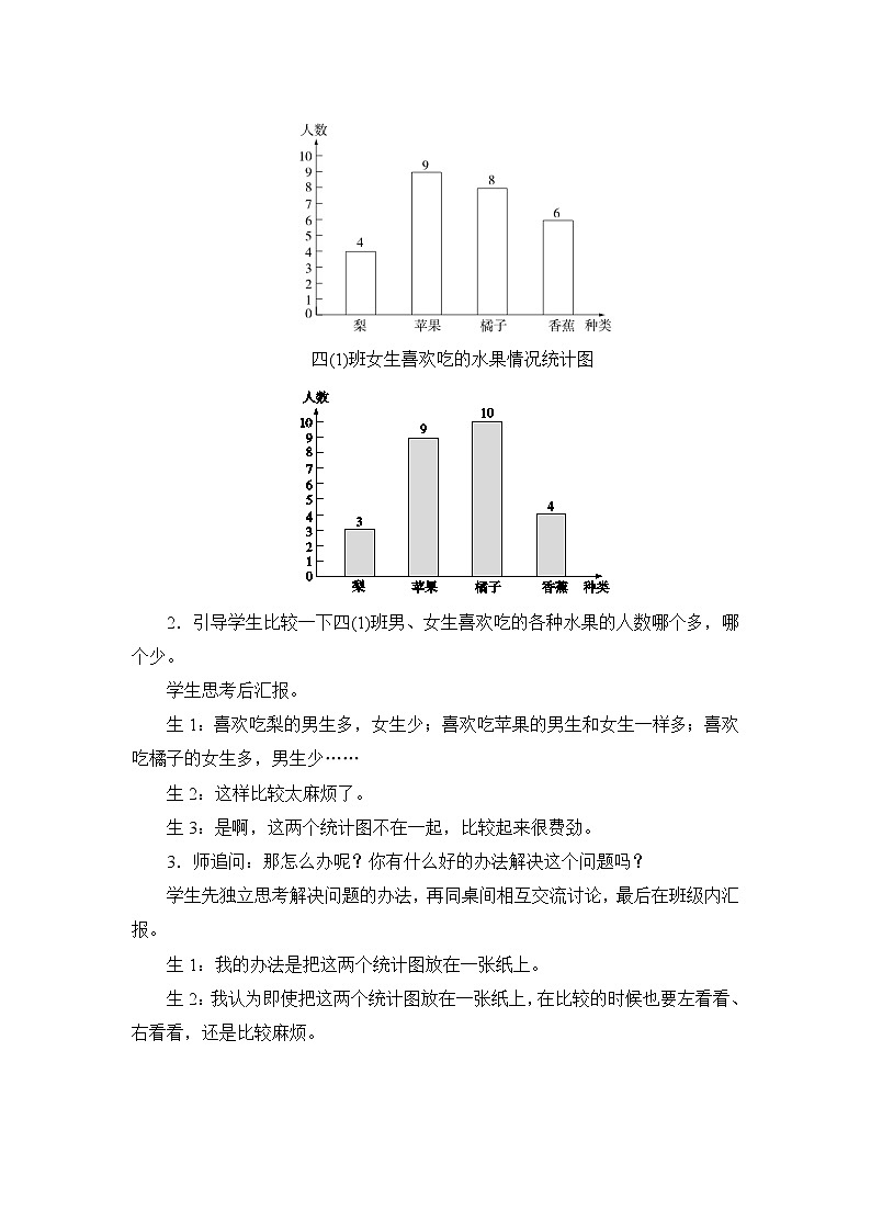 8.2《复式条形统计图》课件+教案+练习+导学案+备课方案03