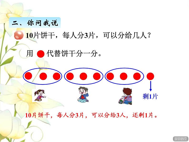 一.1认识有余数的除法课件 青岛版(六三制)小学数学二下第3页