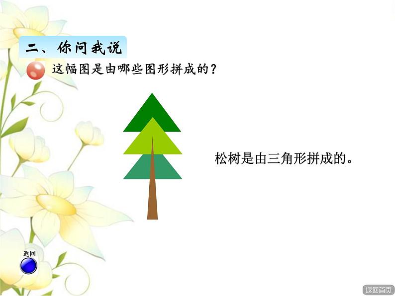 七.2图形的拼组课件 青岛版(六三制)小学数学二下07