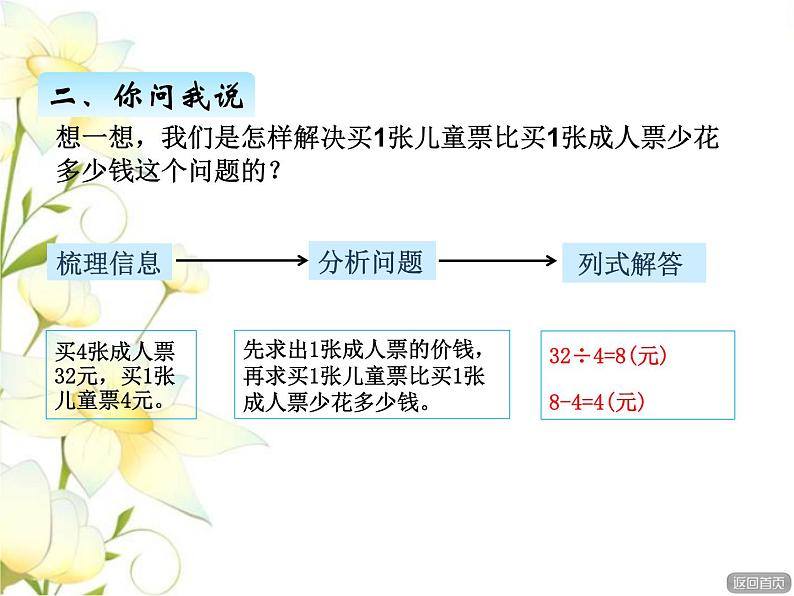 八.2解决问题课件 青岛版(六三制)小学数学二下04