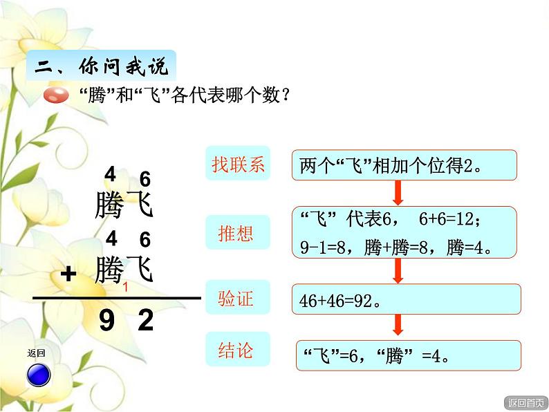 智慧广场（二）——算式中的推理课件 青岛版(六三制)小学数学二下05