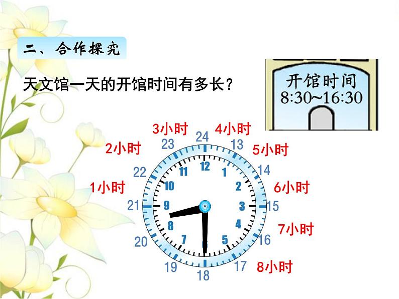 六.1--24时计时法和时间的简单计算课件 青岛版(六三制)小学数学三下06