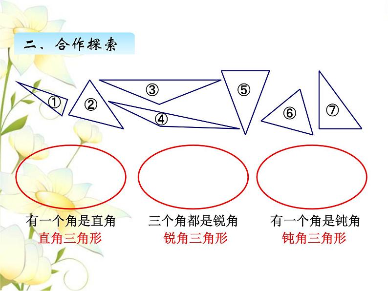 四.2三角形的分类课件 青岛版(六三制)小学数学四下05