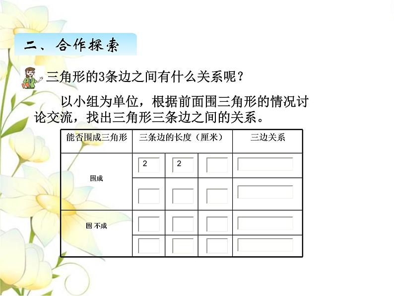 四.3三角形的三边关系课件 青岛版(六三制)小学数学四下第5页