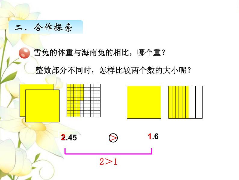 五.3小数大小的比较课件 青岛版(六三制)小学数学四下第7页