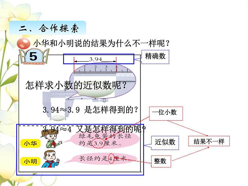 五.7求小数的近似数课件 青岛版(六三制)小学数学四下03