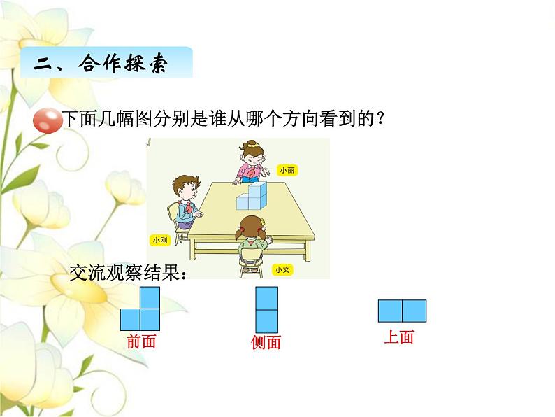 六.观察物体课件 青岛版(六三制)小学数学四下第5页