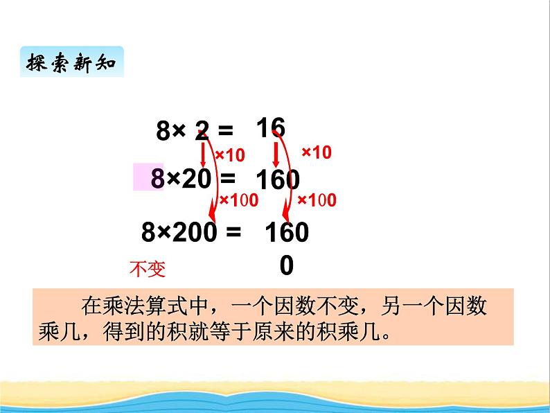 六.4积的变化规律 青岛版小学数学三下课件(五四制)04