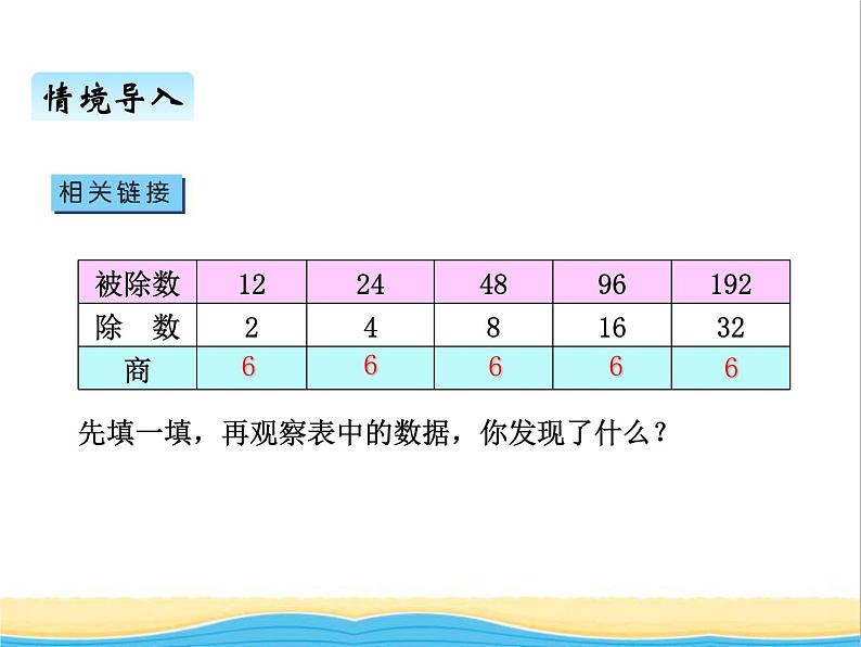 八.4商不变的性质 青岛版小学数学三下课件(五四制)第2页