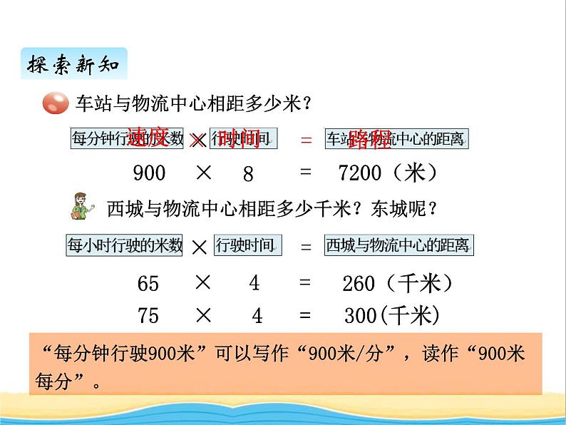 九.相遇问题 青岛版小学数学三下课件(五四制)03