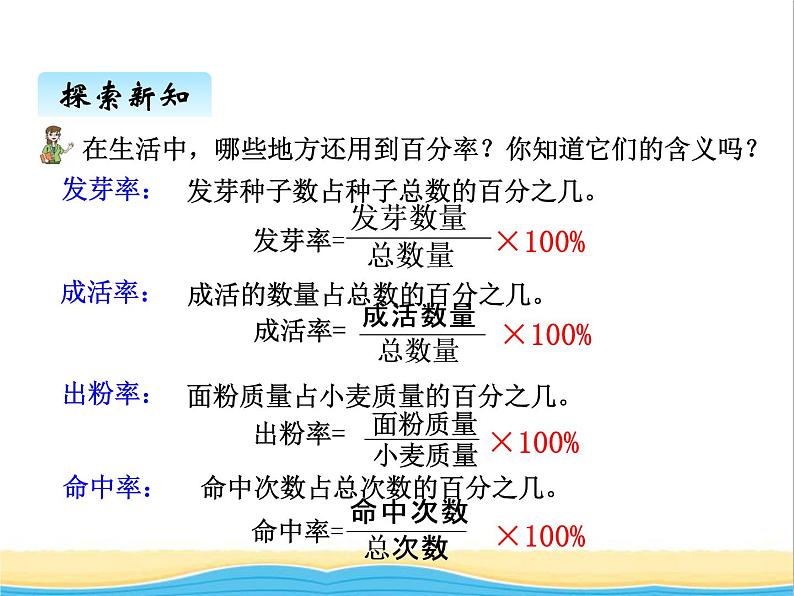 二.3求一个数是另一个数的百分之几 青岛版小学数学五下（五四制）课件第6页