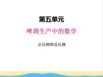 数学五年级下册五 啤酒生产中的数学——比例精品ppt课件