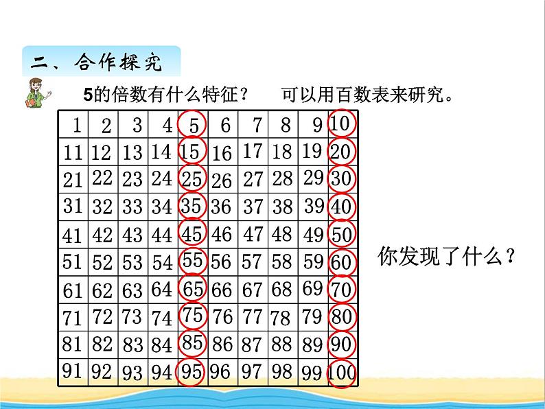 三.2.5的倍数的特征 青岛版小学数学四下课件(五四制)07