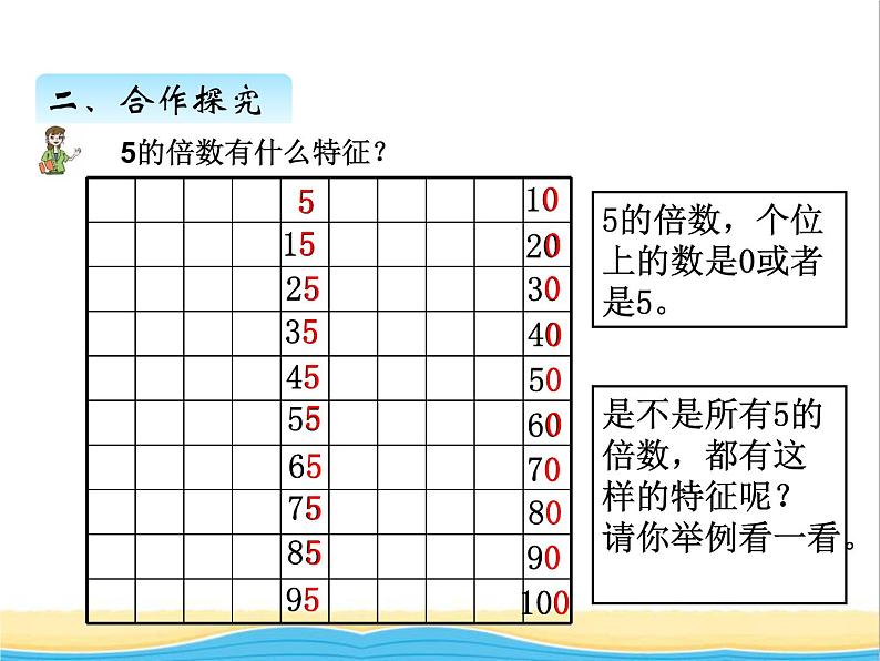 三.2.5的倍数的特征 青岛版小学数学四下课件(五四制)08