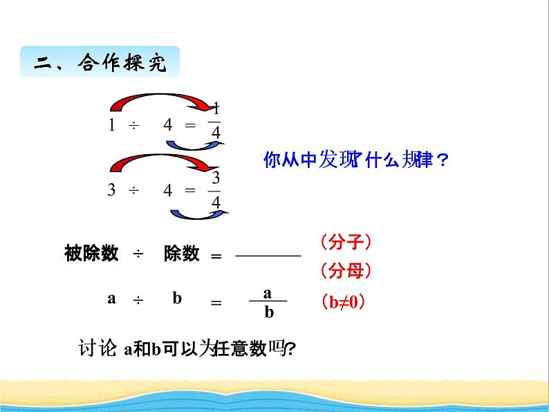 五.分数与除法 青岛版小学数学四下课件(五四制)05