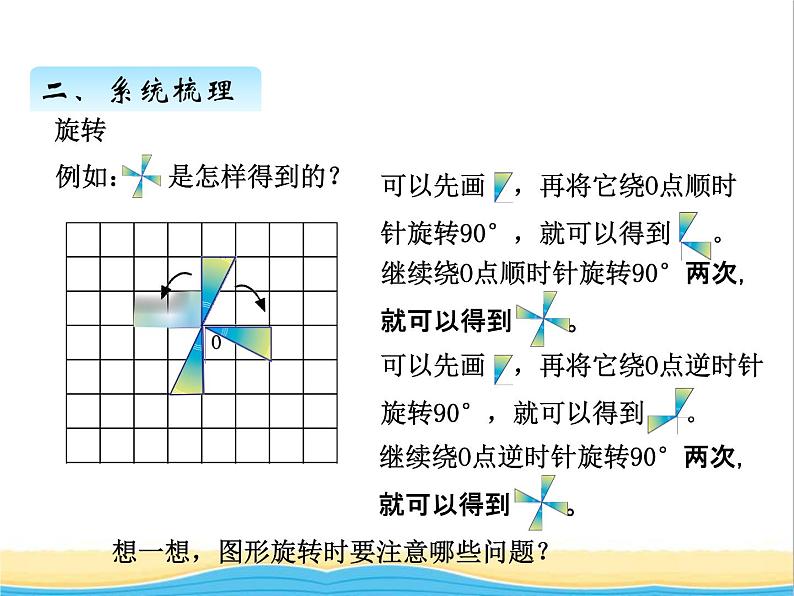 回顾整理--对称.平移.旋转 青岛版小学数学四下课件(五四制)05